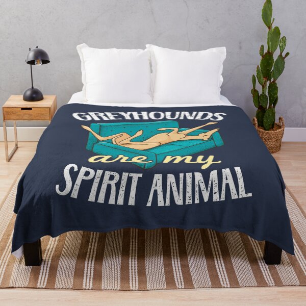 Item preview, Greyhounds Are My Spirit Animal - Funny Tan Greyhound Owner designed and sold by propellerhead.
