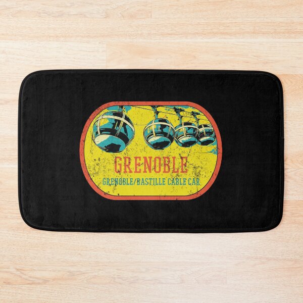 Item preview, Illustrated Grenoble Cable Car Print - Iconic Alpine Views designed and sold by Lemomo-artworks.