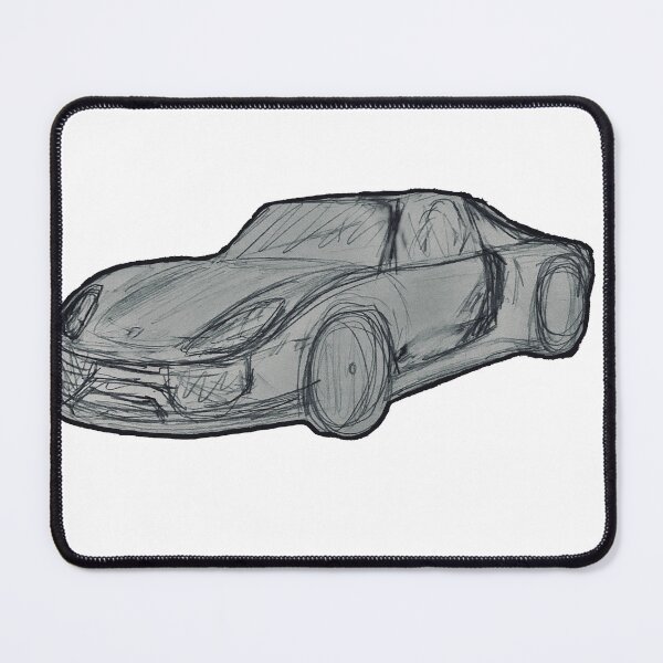 Item preview, Porsche 918 Pencil Sketch designed and sold by randoridesbikes.