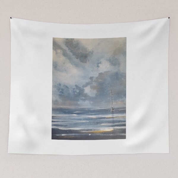 Item preview, Lone Boat In Tasman Bay (New Zealand) designed and sold by downunder-gal.