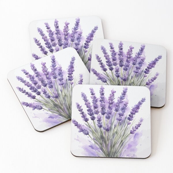 Item preview, Lavender watercolor painting designed and sold by Grypis.