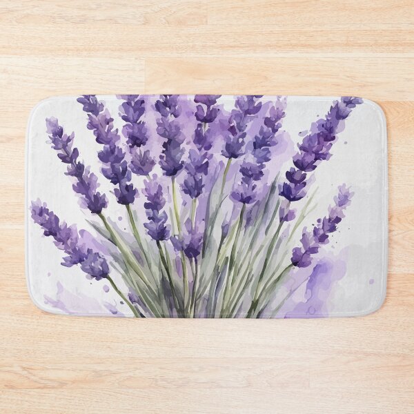 Item preview, Lavender watercolor painting designed and sold by Grypis.