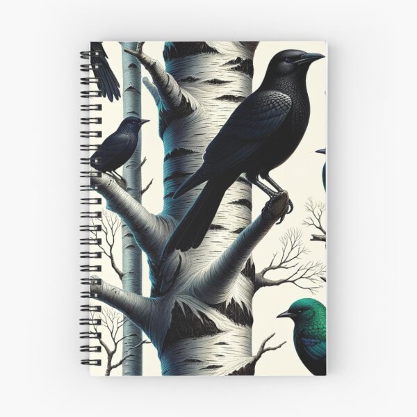 Item preview,  Colorful Birds In Birch Trees Art Volume 2 designed and sold by mymagicstoreus.