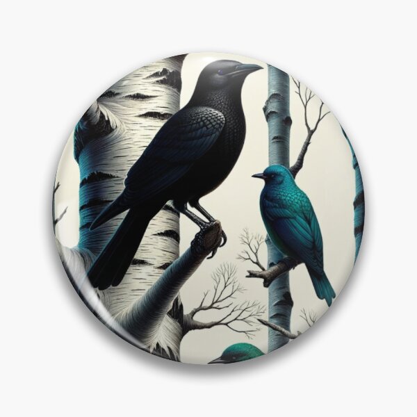 Item preview,  Colorful Birds In Birch Trees Art Volume 2 designed and sold by mymagicstoreus.