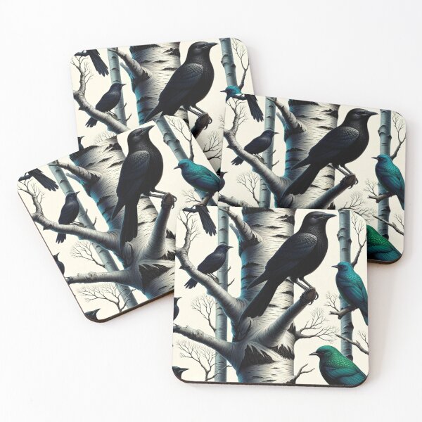 Item preview,  Colorful Birds In Birch Trees Art Volume 2 designed and sold by mymagicstoreus.