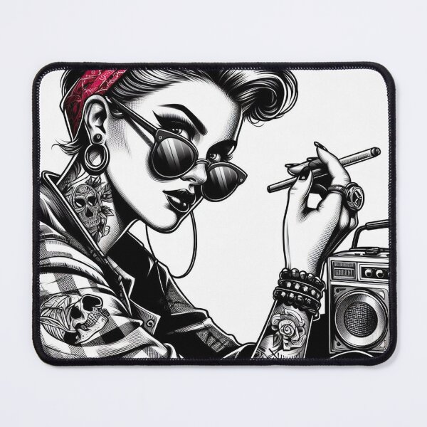 Item preview, Rockabilly retro gal  designed and sold by Inkstorm-London.