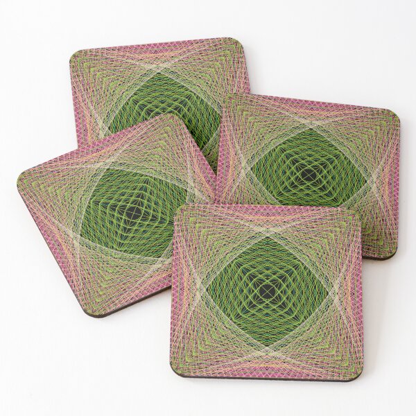 Item preview, Rectangular Pattern #5 Morph C [13496-GreensPinks-BB] designed and sold by LottMultimedia.