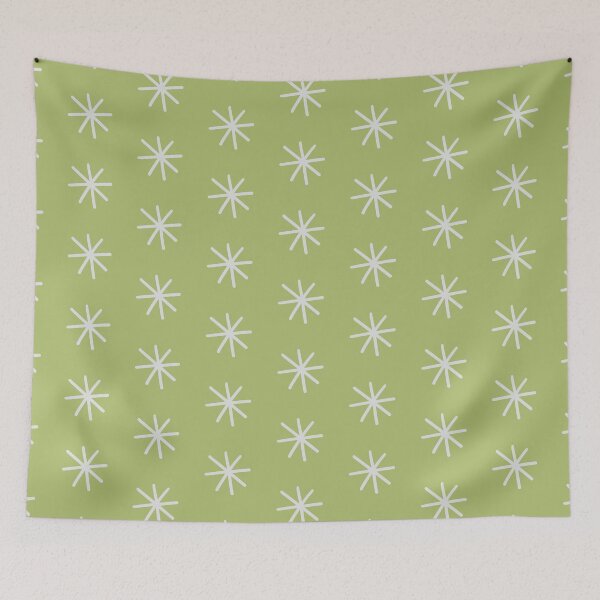 Item preview, Green Star & Snowflake designed and sold by keluno.