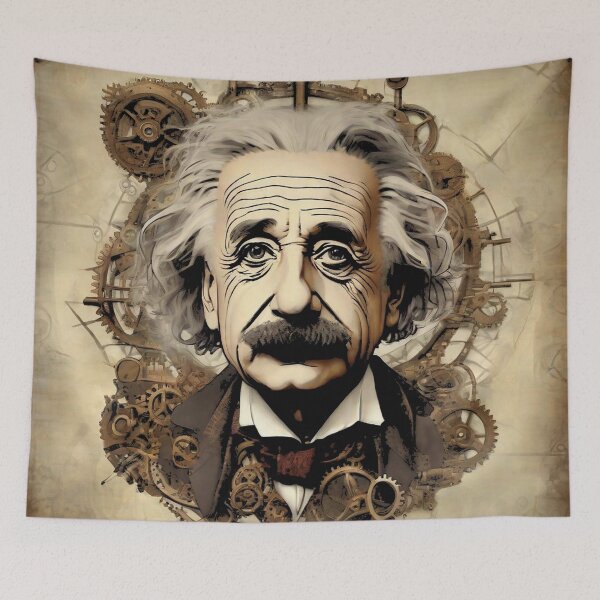 Item preview, Steampunk Einstein designed and sold by VenusOak.