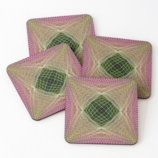 Item preview, Rectangular Pattern #5 Morph C [13596-GreensPinks-BB] designed and sold by LottMultimedia.