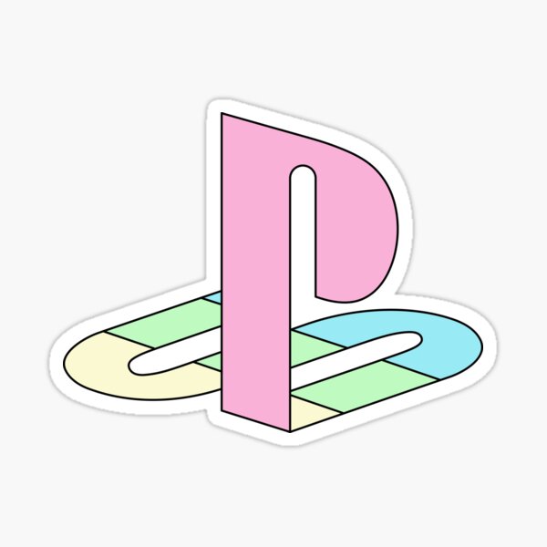 Vista previa del artículo con la obra «Logotipo del sistema de juegos en colores pastel», diseñado y vendido por B Leach.