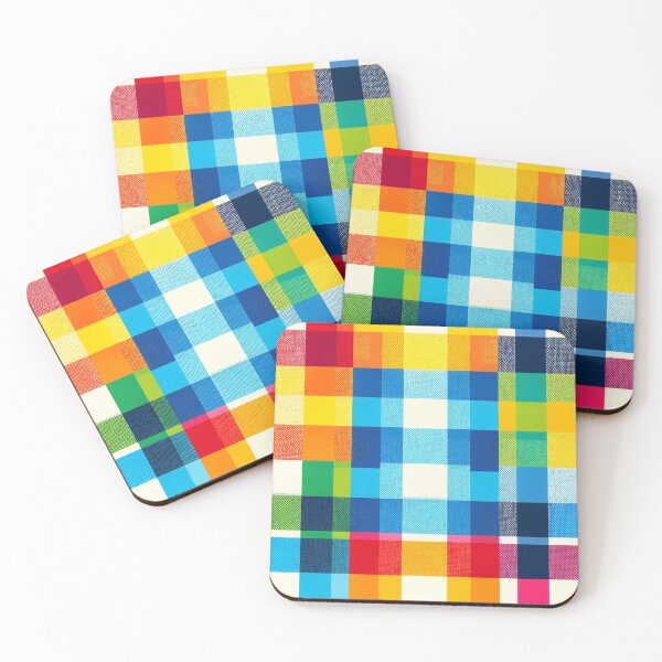 Item preview, Rainbow Gingham Pattern Design designed and sold by mymagicstoreus.