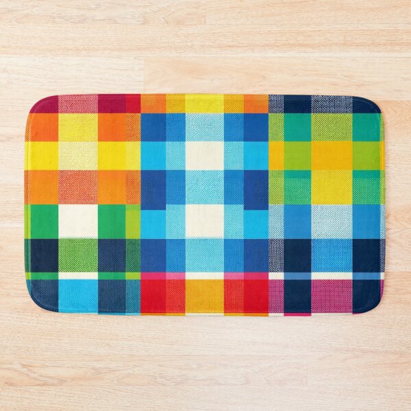 Item preview, Rainbow Gingham Pattern Design designed and sold by mymagicstoreus.