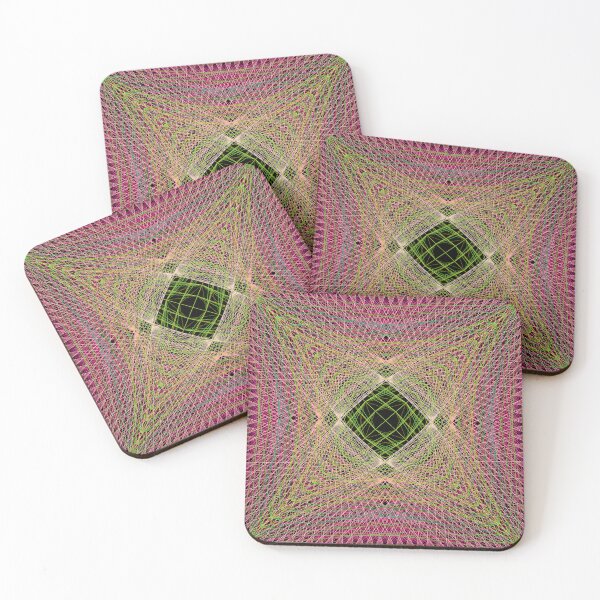 Item preview, Rectangular Pattern #5 Morph C [13696-GreensPinks-BB] designed and sold by LottMultimedia.