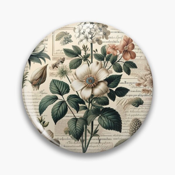 Artikelvorschau, Botanische Nostalgie: Vintage-Blumenkunst entworfen und verkauft von FIYARO.