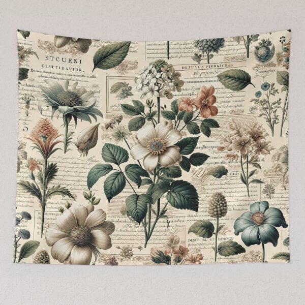 Item preview, Botanical Nostalgia: Vintage Floral Artistry designed and sold by FIYARO.