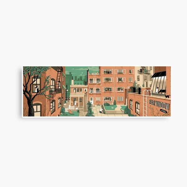 Item preview, Travel Posters - Hitchcock's Rear Window - Greenwitch Village New York designed and sold by Rui Ricardo.