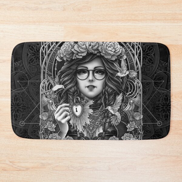Item preview, Goth girl and occult key designed and sold by Winya.