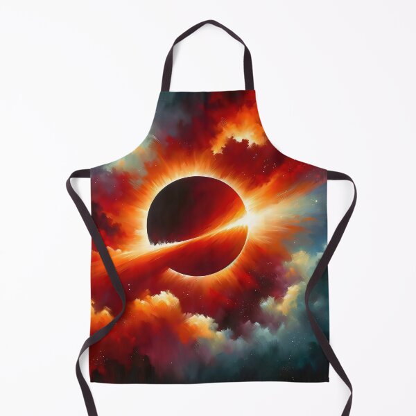 Item preview, Red Solar Eclipse Magic - Celestial Phenomenon Art designed and sold by ElLocoMus.