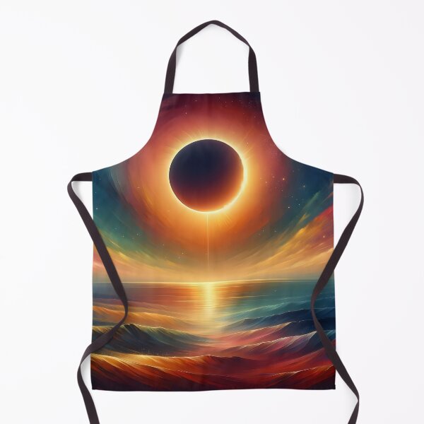 Item preview, Ocean Solar Eclipse Magic - Celestial Phenomenon Art designed and sold by ElLocoMus.