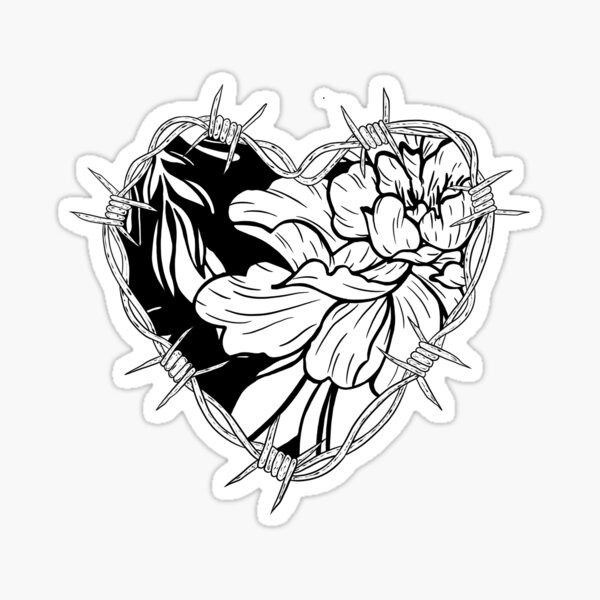 Item preview, Barbed wire heart designed and sold by Sianxth.