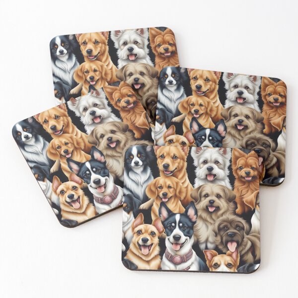Item preview, A super cute dog pattern designed and sold by LordFalcon.