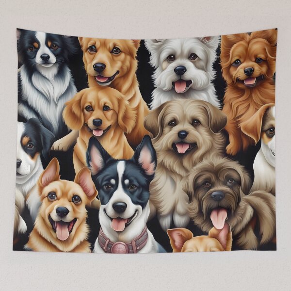 Item preview, A super cute dog pattern designed and sold by LordFalcon.