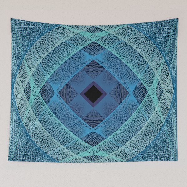 Item preview, Rectangular Pattern #5 Morph C Second Layer [17453-Blues-BB] designed and sold by LottMultimedia.