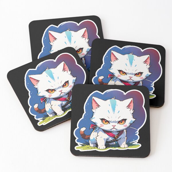 Item preview, Cat Assassin, Chibi, Manga, Anime, Cat Lovers Funny designed and sold by Porcupine Tees ⭐⭐⭐⭐⭐.