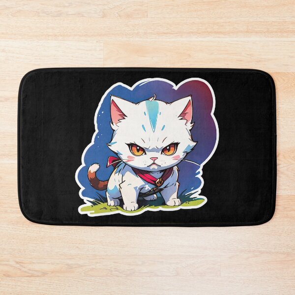 Item preview, Cat Assassin, Chibi, Manga, Anime, Cat Lovers Funny designed and sold by Porcupine Tees ⭐⭐⭐⭐⭐.