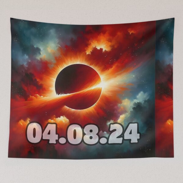 Item preview, 2024 Solar Eclipse Magic - Celestial Phenomenon Art designed and sold by ElLocoMus.