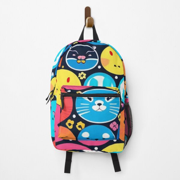 Item preview, Colorful kawaii characters collage designed and sold by Roxburylane.