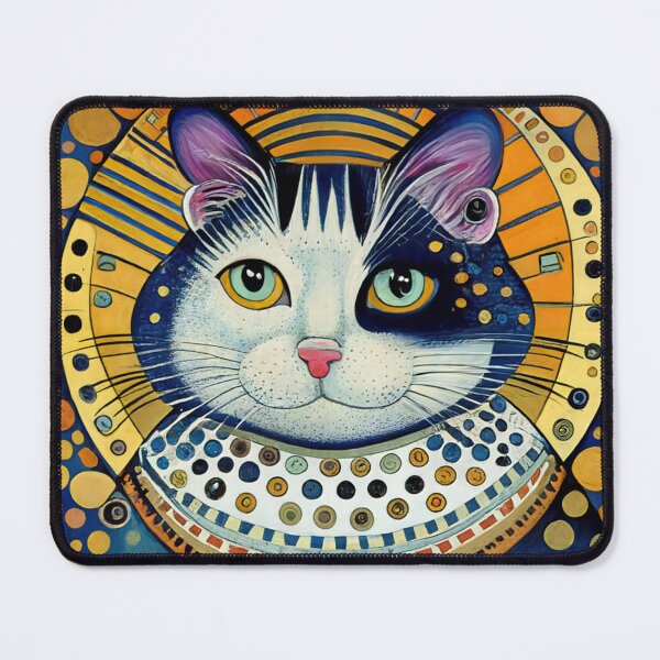 Item preview, Art Nouveau Cat Klimt Style Masterpiece designed and sold by Tamas Das.