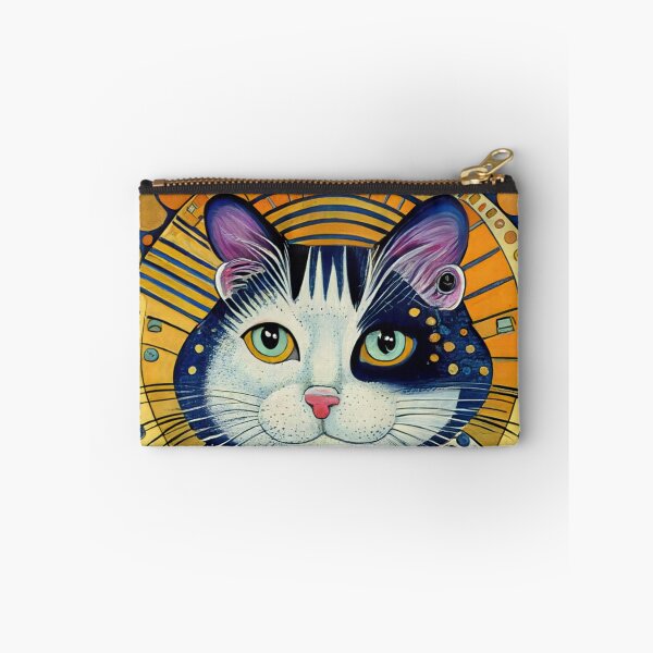 Item preview, Art Nouveau Cat Klimt Style Masterpiece designed and sold by Tamas Das.