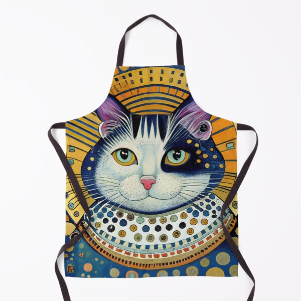 Item preview, Art Nouveau Cat Klimt Style Masterpiece designed and sold by Tamas Das.