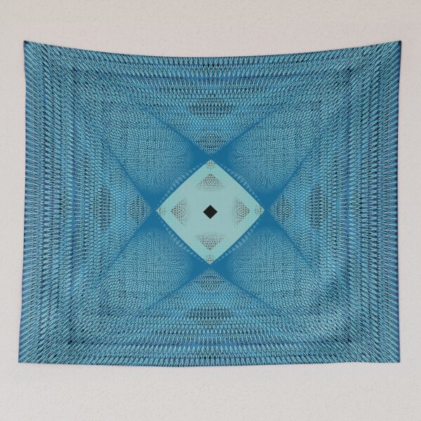 Item preview, Rectangular Pattern #5 Morph C Second Layer [16903-Blues-BB] designed and sold by LottMultimedia.