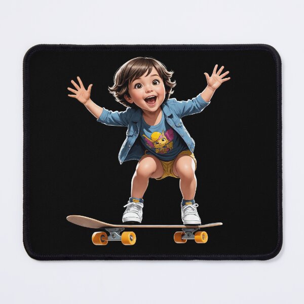 Item preview, Skateboarding kid designed and sold by George Michael.