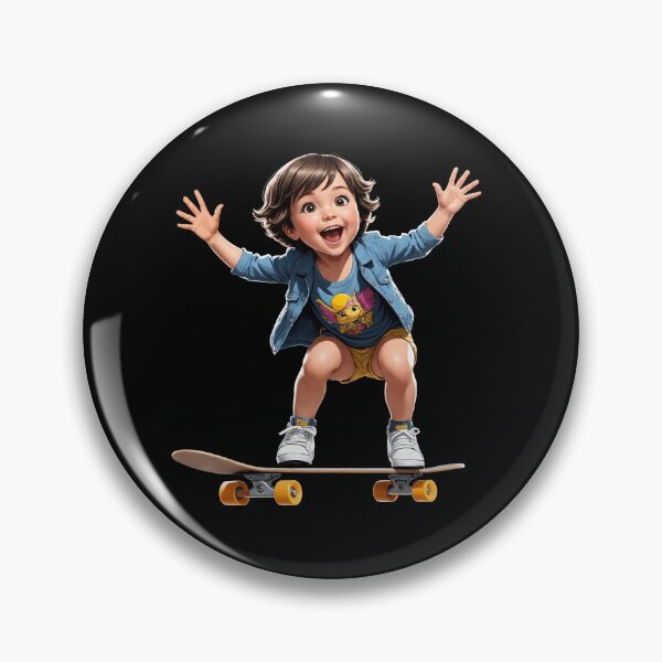 Item preview, Skateboarding kid designed and sold by George Michael.