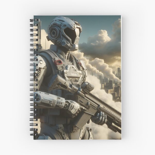 Item preview, Futuristic soldier in the city designed and sold by neonbubblez3.