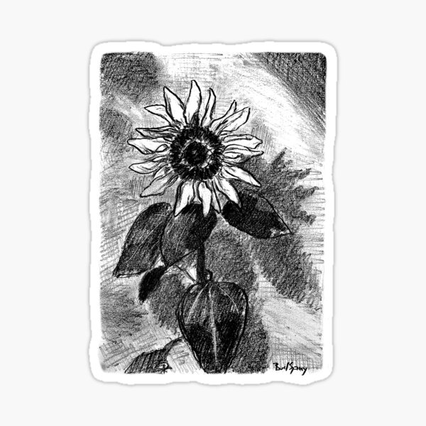 Sunflower Sticker