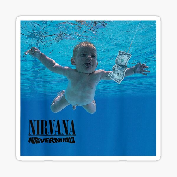 Nirvana Smells Like Nirvana 1 Album Cover Sticker