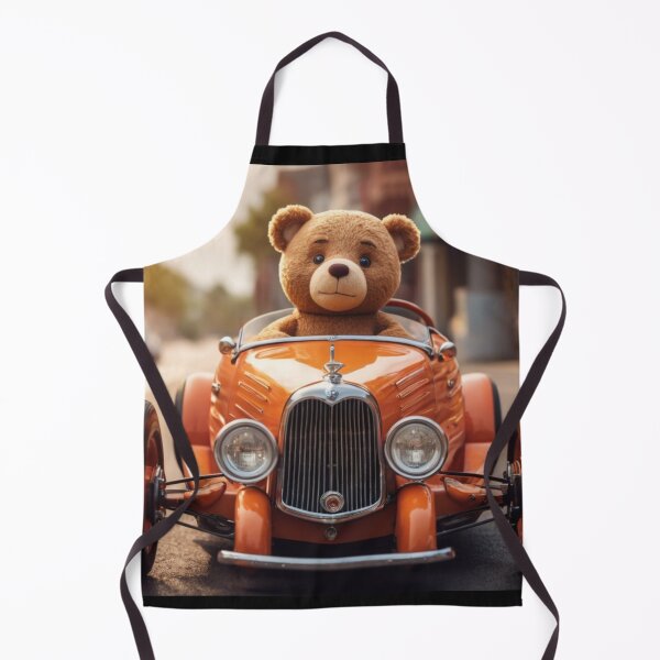 Item preview, Teddy Takes the Wheel: A Stuffed Bear’s Joyride in a Classic Car designed and sold by DotsAndDesigns.