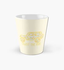 Blumenjeep (gelb) Tasse (konisch)