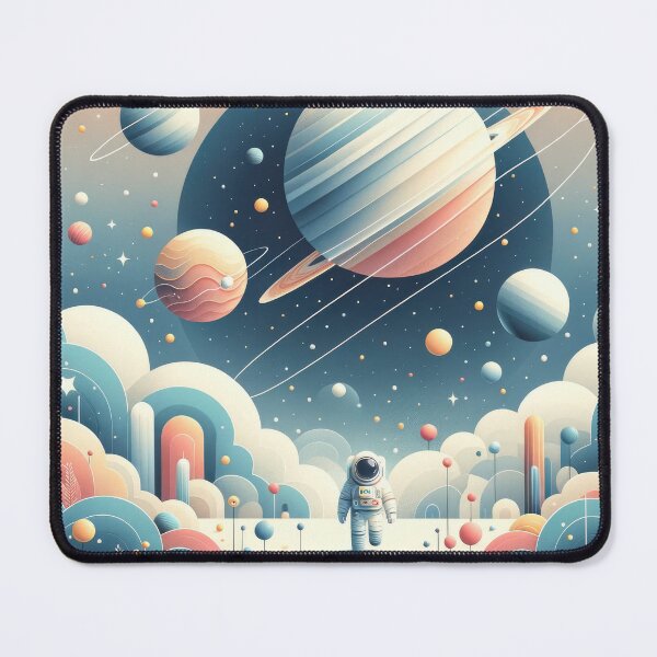 Item preview, Astronaut's Whimsical Space Odyssey designed and sold by SunkenCost.