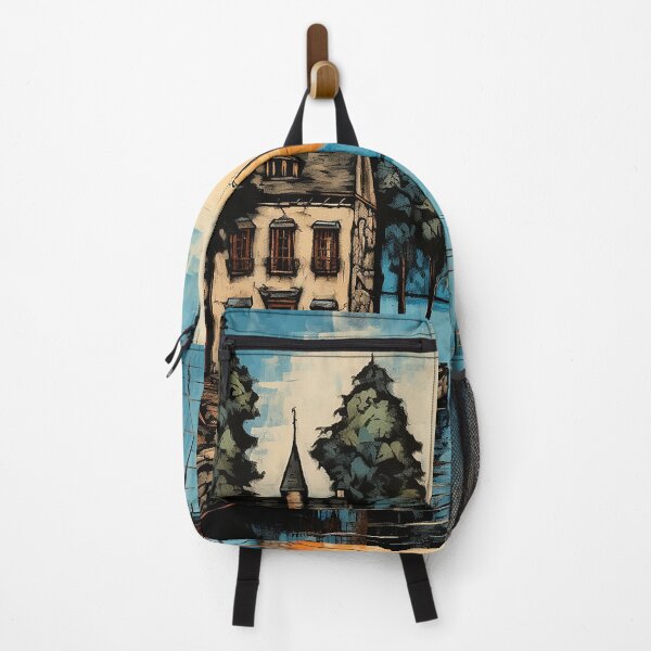 Item preview, Geneva lake colorful travel vintage graphics designed and sold by wonderfulpark.
