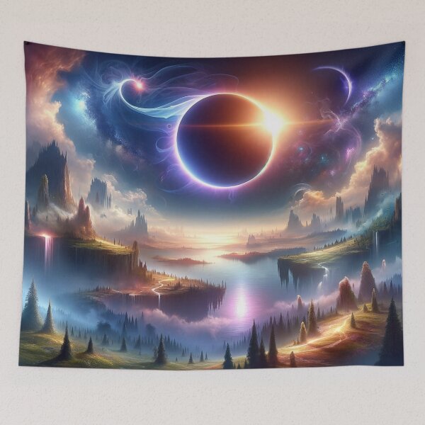 Item preview, Solar Eclipse - April 8 2024 Dreamscape designed and sold by Fantasy Masterpiece.