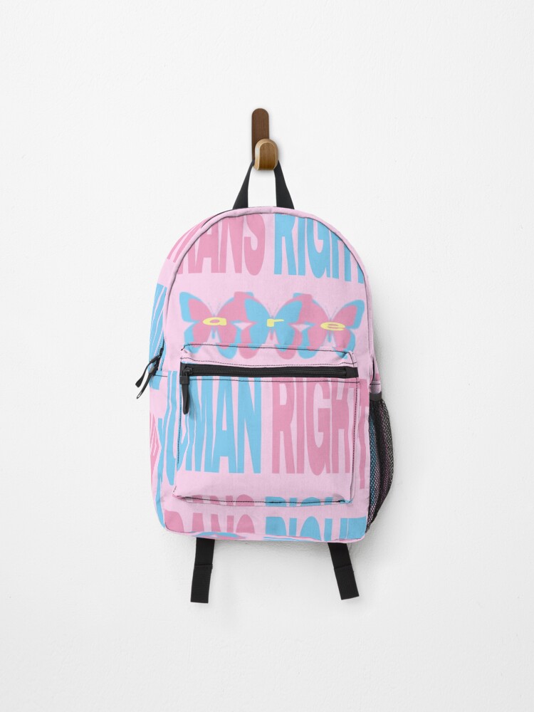 Thumbnail 1 of 3, Backpack, Trans Rights Are Human Rights designed and sold by EunsooLee.