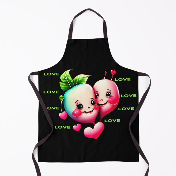 Item preview, Adorable radishes smiling and in love designed and sold by Astralia.