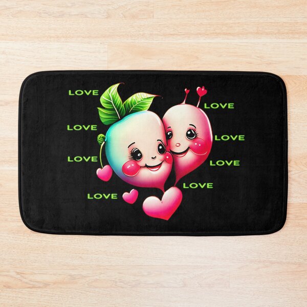 Item preview, Adorable radishes smiling and in love designed and sold by Astralia.