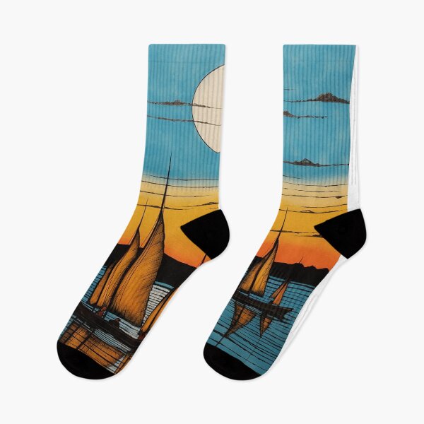 Item preview, Tanganyika lake colorful travel vintage graphics designed and sold by wonderfulpark.